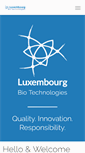 Mobile Screenshot of luxembourg-bio.com